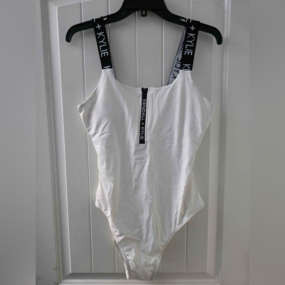 Kendall & Kylie Elegant White Swimwear